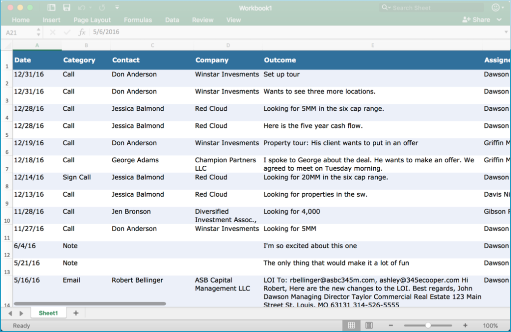 crm-standard-report