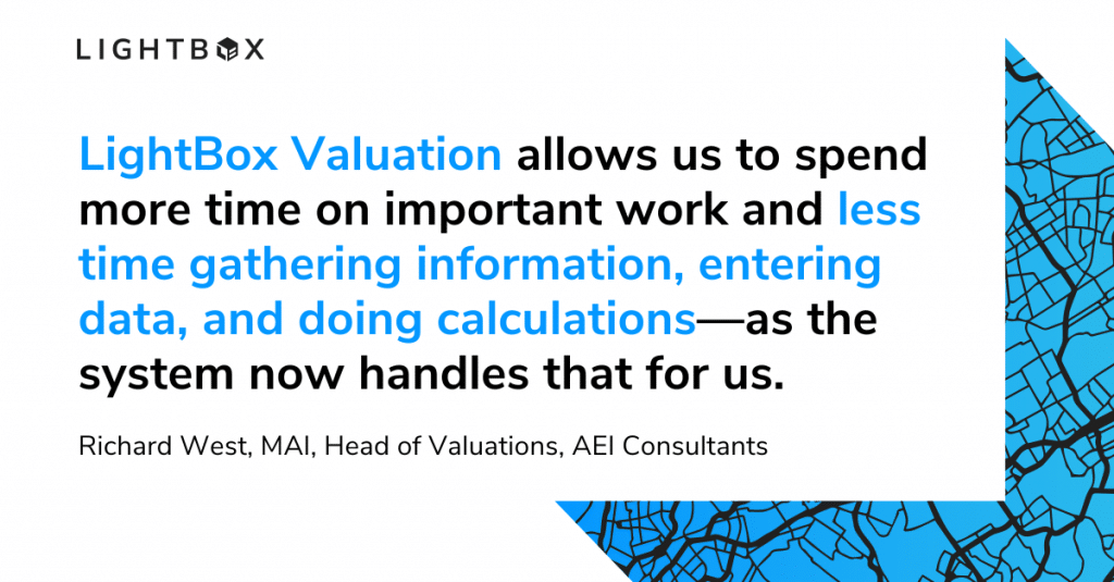 LightBox Valuation AEI Consultants Richard West quote