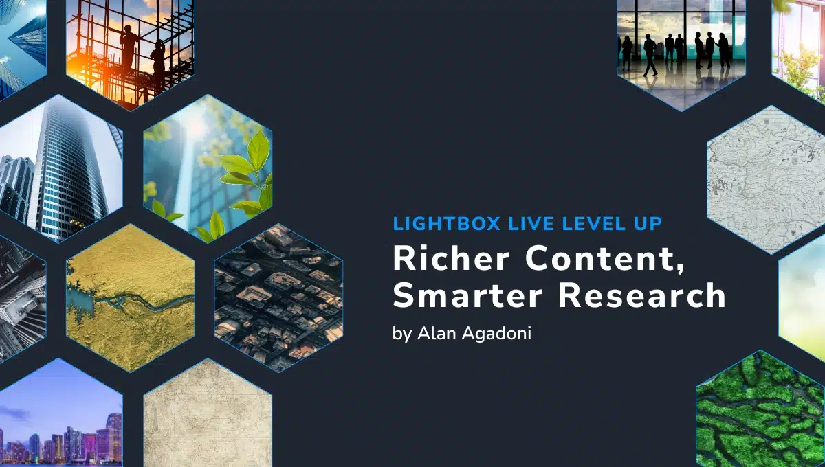 LightBox Live Level Up III—Richer Content, Smarter Research